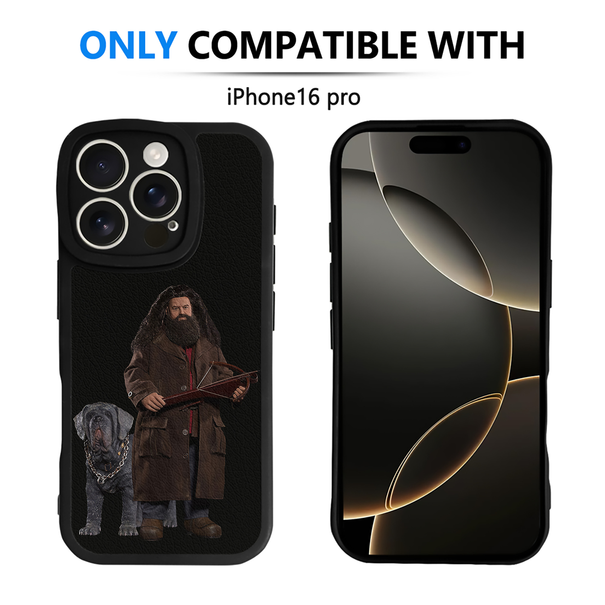 （画像用） Harry Potter ハリー・ポッターシリーズ 【iPhone 16シリーズ対応】シリコンスマホケース（レザー調） 材質：シリコン